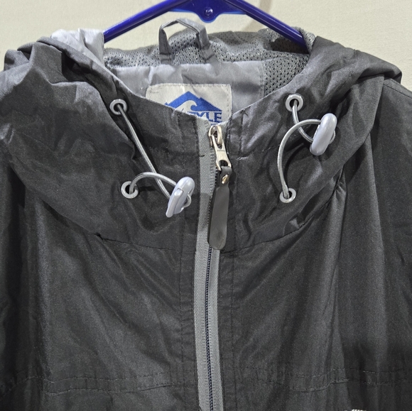 Rain Coat 2XLarge XXL Tuscan Toros SF Hoodie Jacket Men Windbreaker by Ohiopyle - Picture 3 of 16